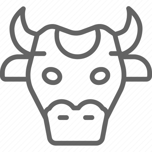 Animal, cow, culture, head, india, indian, sacred icon - Download on Iconfinder