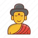 buddha, monk, indian, faith, culture 