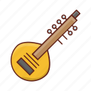 guitar, music, instrument, indian, culture 