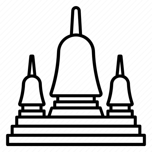 Indonesia, borobudur, temple, history, building icon - Download on Iconfinder