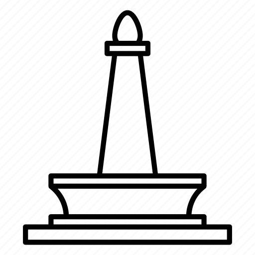 Indonesia, monas, national monument, building, architecture icon - Download on Iconfinder