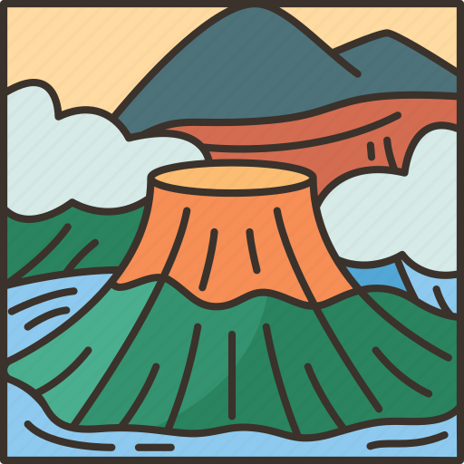 Bromo, volcano, mount, landscape, nature icon - Download on Iconfinder