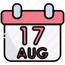 calendar, indonesia, independence day, celebration, date, event