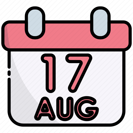 Calendar, indonesia, independence day, celebration, date, event icon - Download on Iconfinder