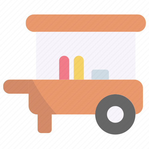 Food cart, street food, food stall, cart, food, food stand icon - Download on Iconfinder