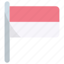 flag, country, national, nation, flags, asian, indonesia