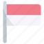 flag, country, national, nation, flags, asian, indonesia 