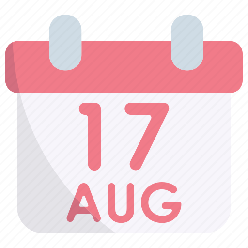 Calendar, indonesia, independence day, celebration, date, event icon - Download on Iconfinder