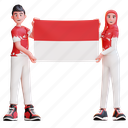character, independence, indonesia, merdeka, 17 agustus, merah putih, celebration 