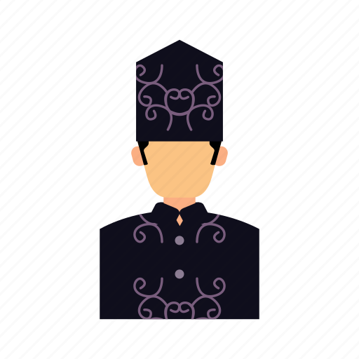 Traditional dress, avatar, user, people, profile, person, traditional icon - Download on Iconfinder
