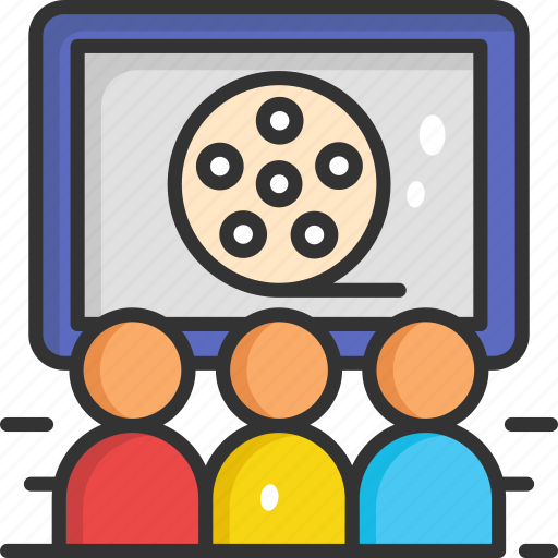 Entertainment, film, hobby, theatre, watching icon - Download on Iconfinder