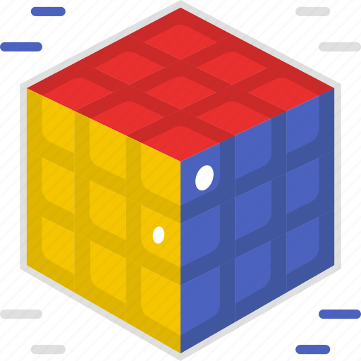 Cube, education, entertainment, gaming, puzzle icon - Download on Iconfinder