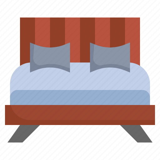 Bed, bedroom, room, furniture, household, sleep icon - Download on Iconfinder