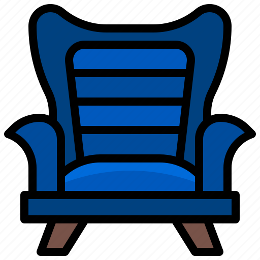 Armchair, furniture, household, seat, comfort icon - Download on Iconfinder