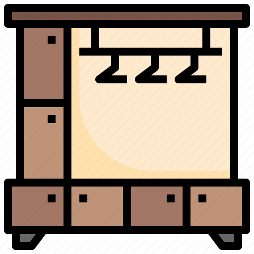 Hall, tree, rack, furniture, household icon - Download on Iconfinder