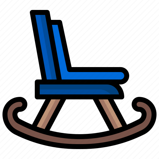 Rocking, chair, furniture, household, wellness, livingroom icon - Download on Iconfinder