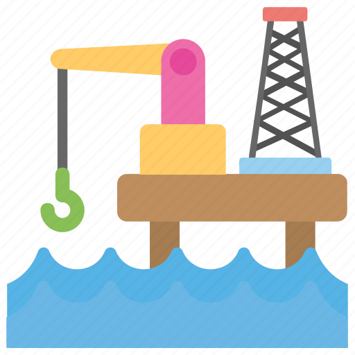 Offshore drilling, offshore engineering, offshore oil rig, offshore platform, petroleum production icon - Download on Iconfinder