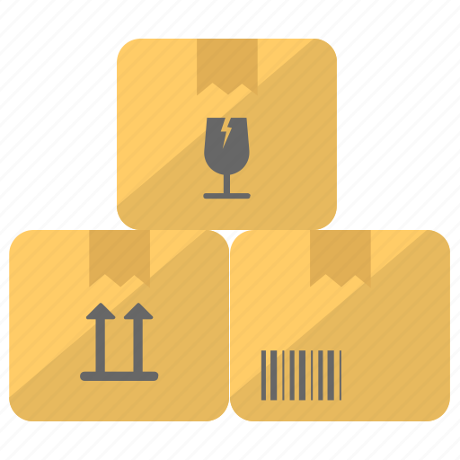 Cardboard boxes, logistic storage, packages, sealed goods, warehouse icon - Download on Iconfinder