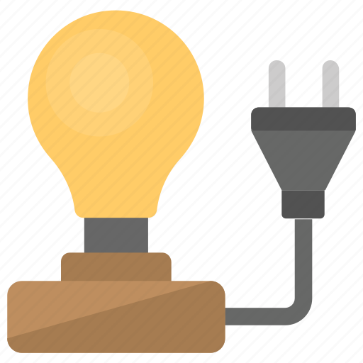Bulb, electricity, light, plug, power supply icon - Download on Iconfinder