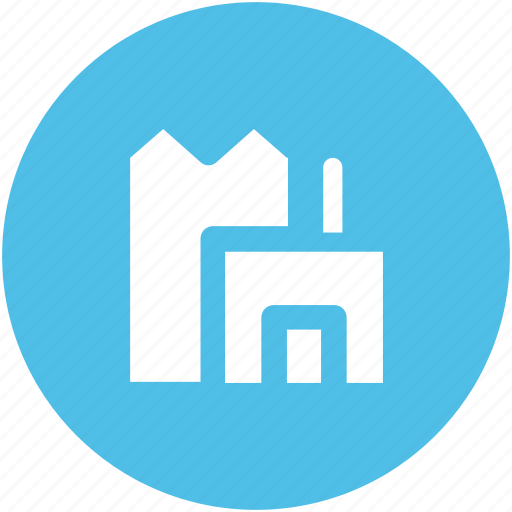 Corporate, eco building, factory, industry, manufacturer, production icon - Download on Iconfinder