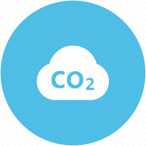 Carbon cloud, cloud, co2 emission, co2 formula, dioxide, ecology waste icon - Download on Iconfinder