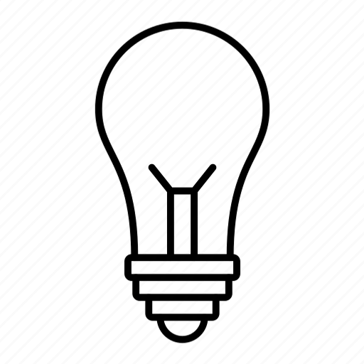 Light bulb, brightness, idea, shine, creative, energy icon - Download on Iconfinder