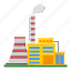 nuclear plant, chimney, structure support, factory, power house, radioactive area 