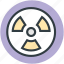 danger, nuclear, radiation, radioactivity symbol, toxic 