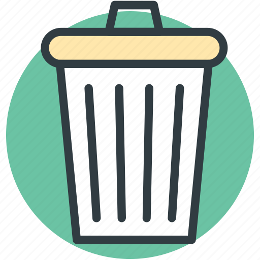 Ash bin, dustbin, garbage can, trash can, wastebin icon - Download on Iconfinder