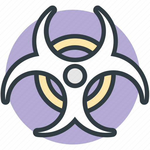 Danger, nuclear, radiation, radioactivity symbol, toxic icon - Download on Iconfinder