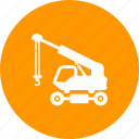 construction, crane, equipment, industry, lift, transportation, truck