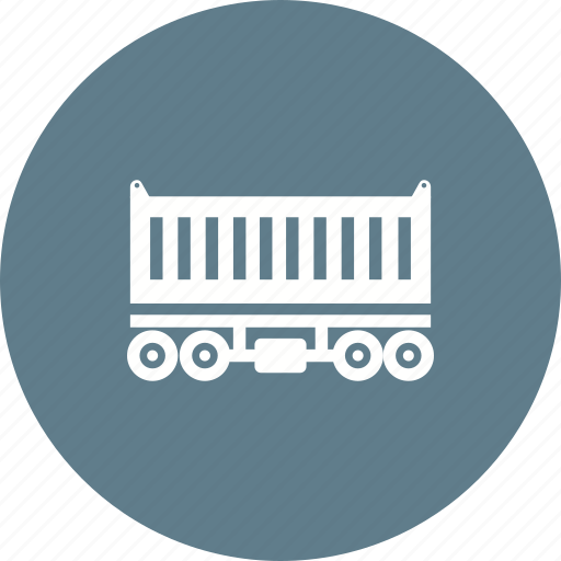 Cargo, container, goods, railway, transportation, wagon icon - Download on Iconfinder