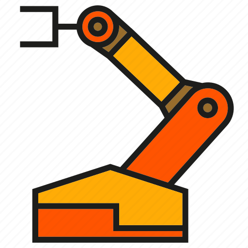 Automation, industry, machine, manufacturing, mechanic, production, robot icon - Download on Iconfinder