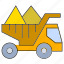 dump truck, dumper, machine, machinery, mining, tractor, truck 