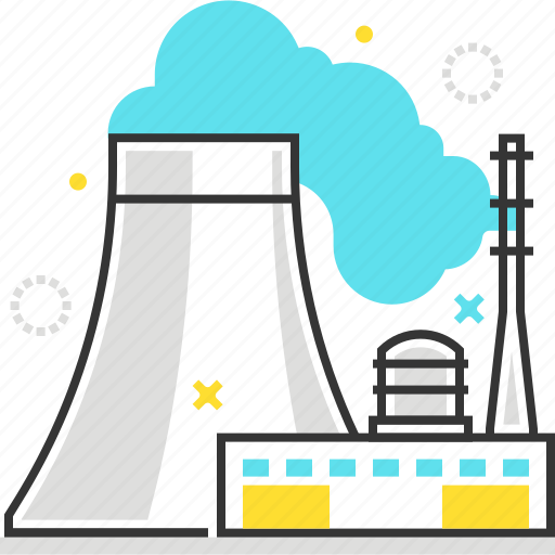 Building, energy, factory, industrial, plant, power icon - Download on Iconfinder