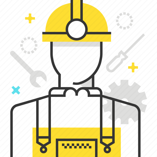 Construction, engineer, hat, industry, maintenance, protection, worker icon - Download on Iconfinder