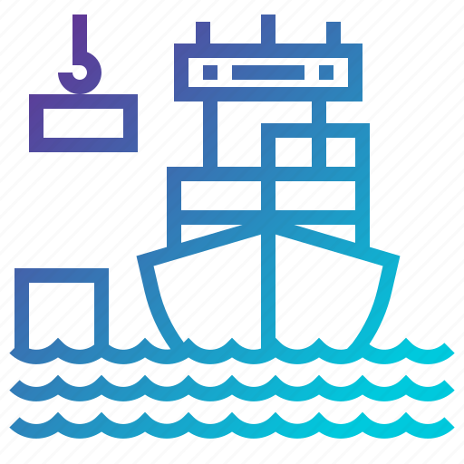 Boat, distribution, industry, ship, transport, travelling icon - Download on Iconfinder