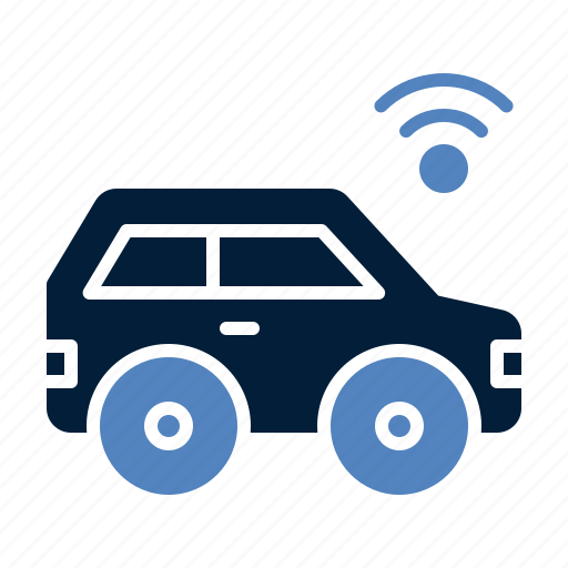 Autonomous, vehicles, vehicle, transportation, wifi, connection, transport icon - Download on Iconfinder