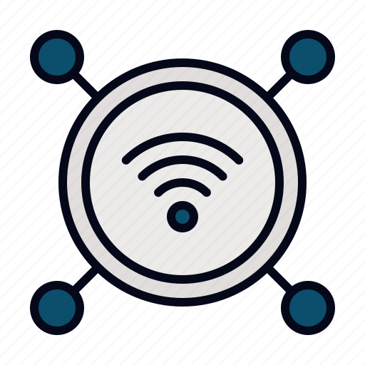 Wifi, connection, networking, wireless, technology, internet of things icon - Download on Iconfinder