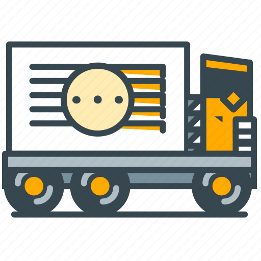 Delivery, industry, shipment, truck, vehicle icon - Download on Iconfinder