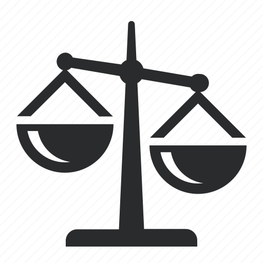 Justice, lawyer, legal, scales, accountant, judge, weighing icon - Download on Iconfinder