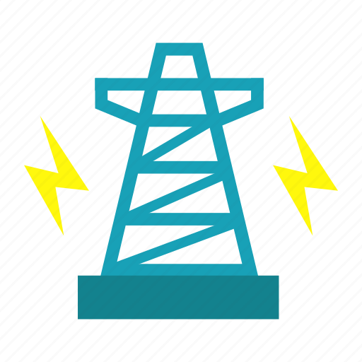 Factory, power, station, transmission, plant, industry, building icon - Download on Iconfinder