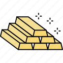 gold, gold bricks, gold metal, gold plates, precious metal
