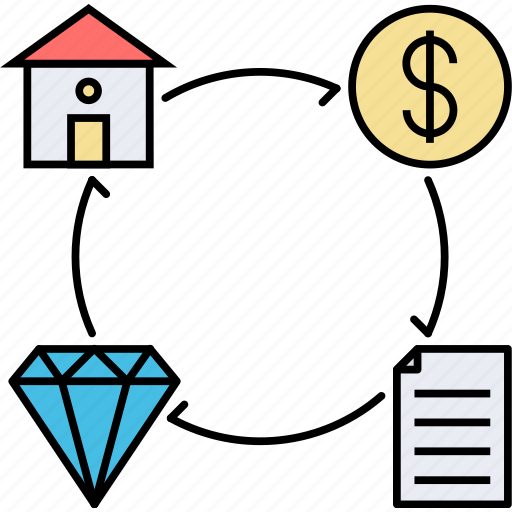 Banking process, business development, business growth, finance development, investment, life cycle, working process icon - Download on Iconfinder