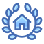 badge, award, home, house 