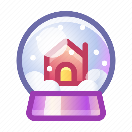 Snowball, glass, magic, snow icon - Download on Iconfinder