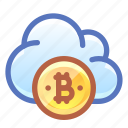 crypto, bitcoin, cloud, blockchain 