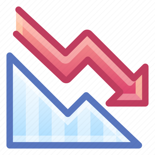 Finance, graph, bear, fall icon - Download on Iconfinder