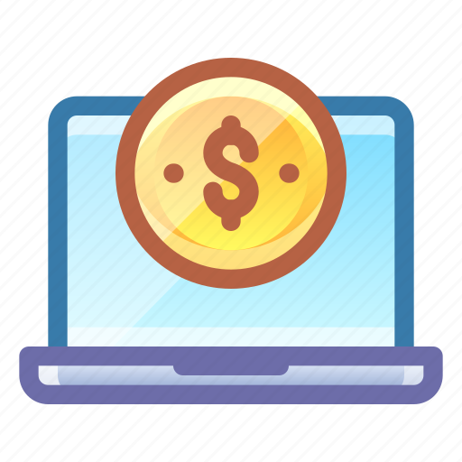 Money, pay, laptop, app icon - Download on Iconfinder
