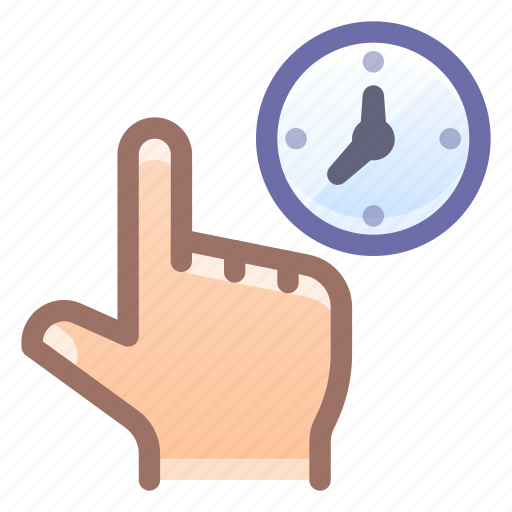 Touch, delay, time, gesture icon - Download on Iconfinder